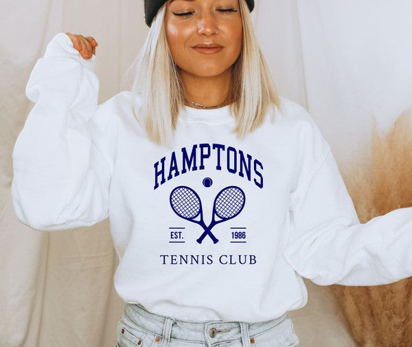 Hamptons Tennis Club Sweatshirt| 2 Colors