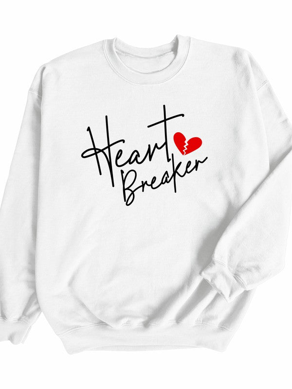 Heart Breaker Sweatshirt| Plus Size| 2 Colors