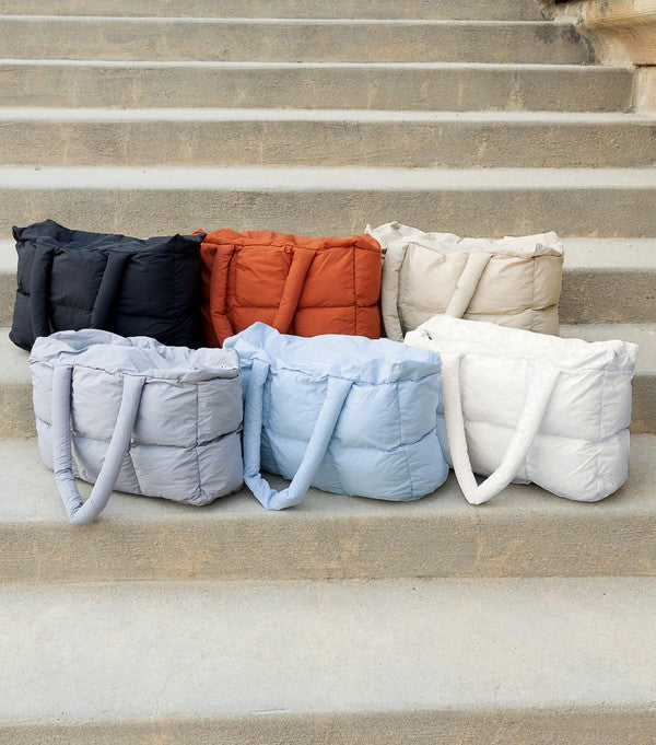 Puffer Tote Large| 6 Colors