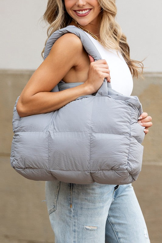 Puffer Tote Large| 6 Colors