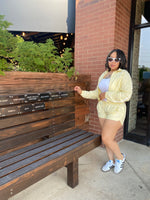 2PC Windbreaker Jacket Short Set|Yellow *$28 until 9/2 all sales are final*