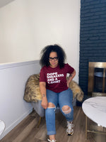 Dope Sneakers T-Shirt|Burgundy