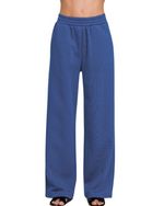 Fleece Sweatpants with Pockets| Navy