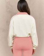 Sporty Jacket High Waist Legging Set| Pink