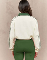 Sporty Jacket High Waist Legging Set| Olive