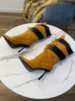 Fly Girl Stiletto Boots| Yellow